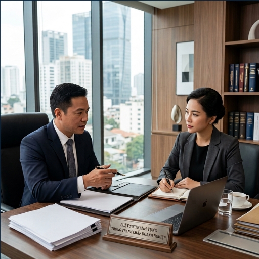 Luật sư tranh tụng trong tranh chấp doanh nghiệp
