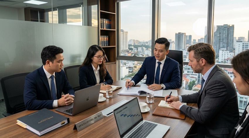 Luật sư hỗ trợ khách hàng quốc tế về hồ sơ pháp lý