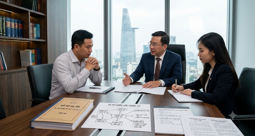 Luật sư xây dựng luận cứ bảo vệ quyền lợi tại Tòa án