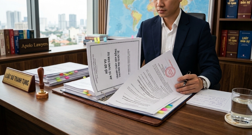 Hồ sơ tố tụng có tài liệu và bên liên quan ở nước ngoài