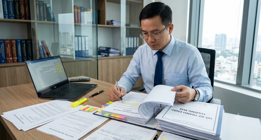 Luật sư đánh giá hợp đồng và giao dịch thương mại