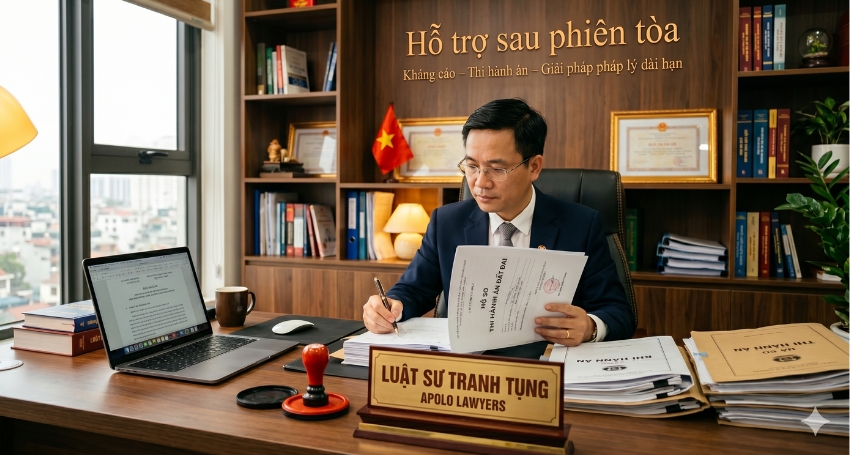 Luật sư hỗ trợ kháng cáo và thi hành án sau phiên tòa
