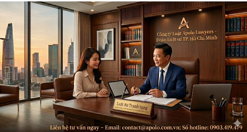 Luật sư tranh tụng hỗ trợ khách hàng tại TP.HCM