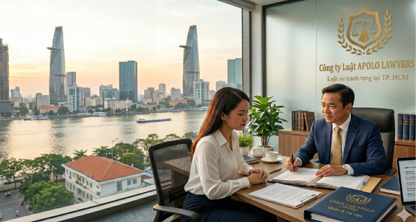 Luật sư Apolo Lawyers thu thập và kiểm tra chứng cứ phục vụ tranh tụng