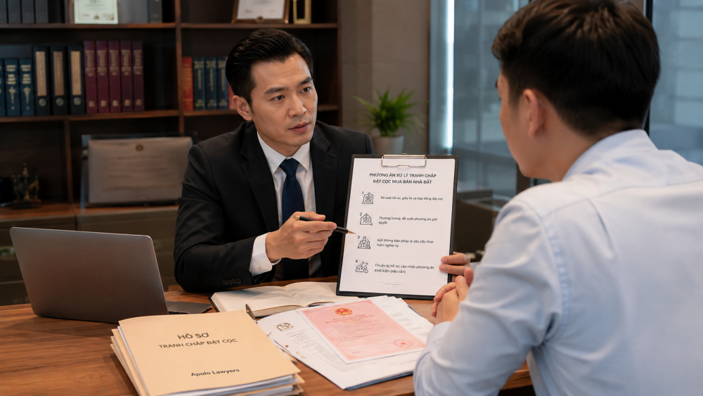 Luật sư tư vấn phương án xử lý tranh chấp đặt cọc nhà đất