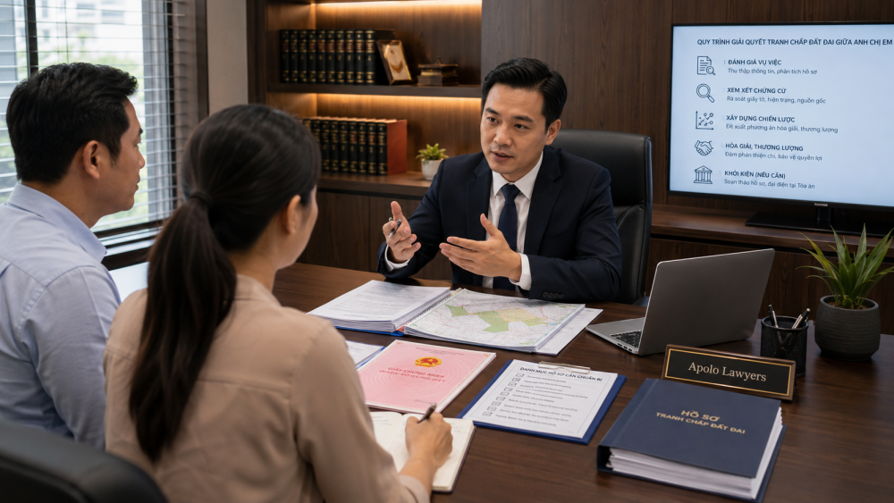 Luật sư tư vấn phương án xử lý tranh chấp đất trong gia đình