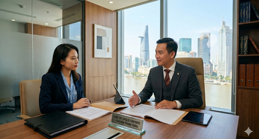 Luật sư Apolo Lawyers tư vấn chiến lược tranh tụng cho khách hàng