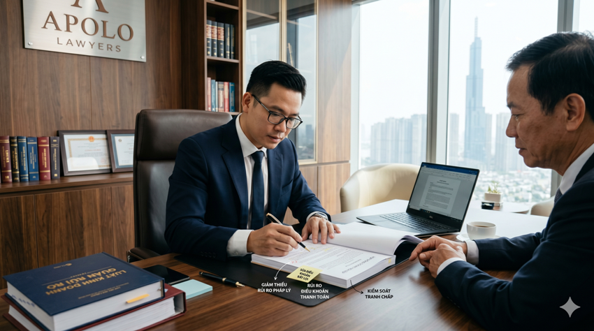 cách luật sư giảm thiểu rủi ro hợp đồng