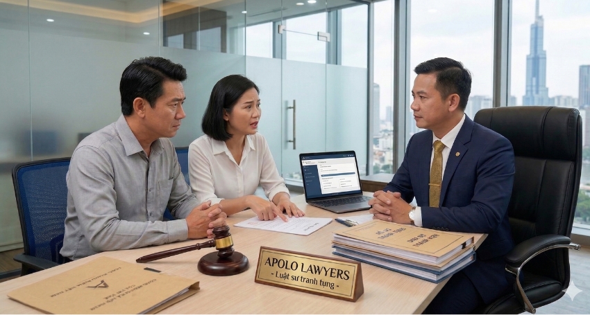 Luật sư Apolo Lawyers tư vấn pháp lý cho khách hàng tại TP.HCM