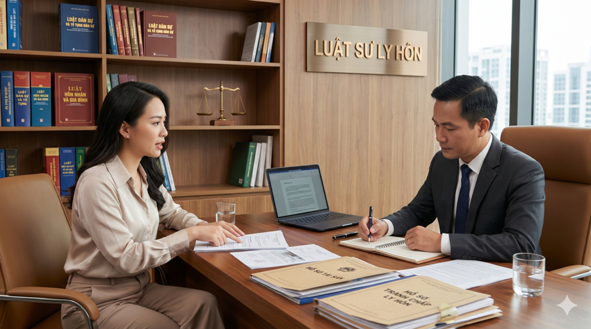 Thời điểm nên mời luật sư tranh chấp tài sản khi ly hôn