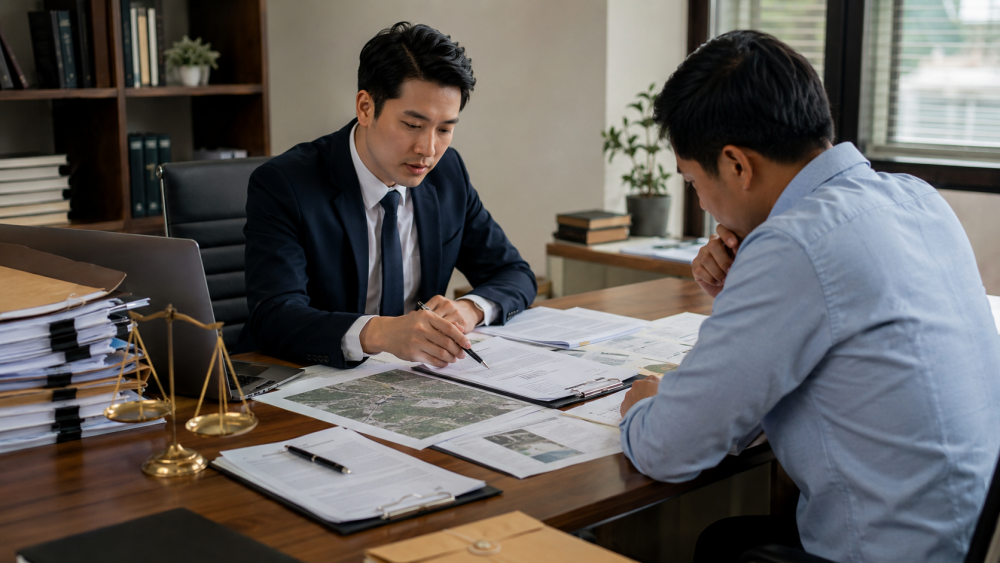 Hồ sơ khởi kiện tranh chấp đất được luật sư chuẩn bị