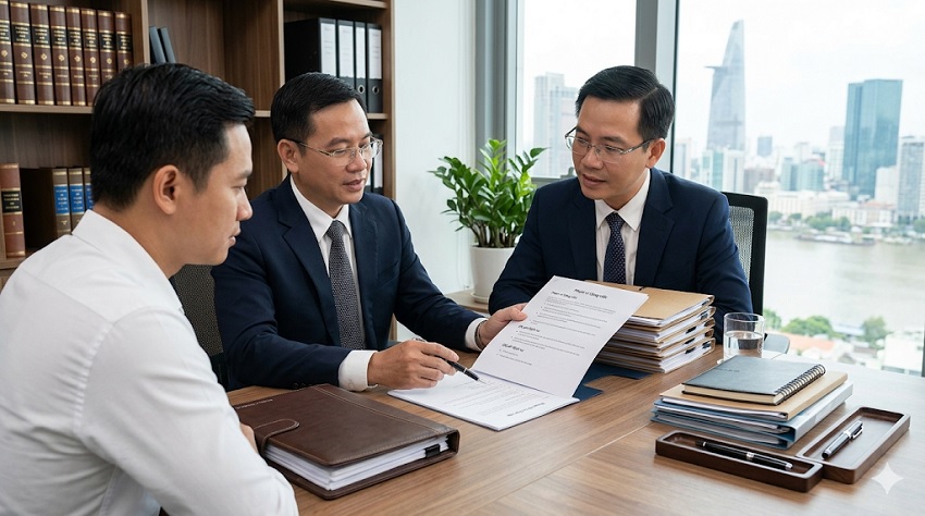 Luật sư giải thích phạm vi công việc và chi phí dịch vụ