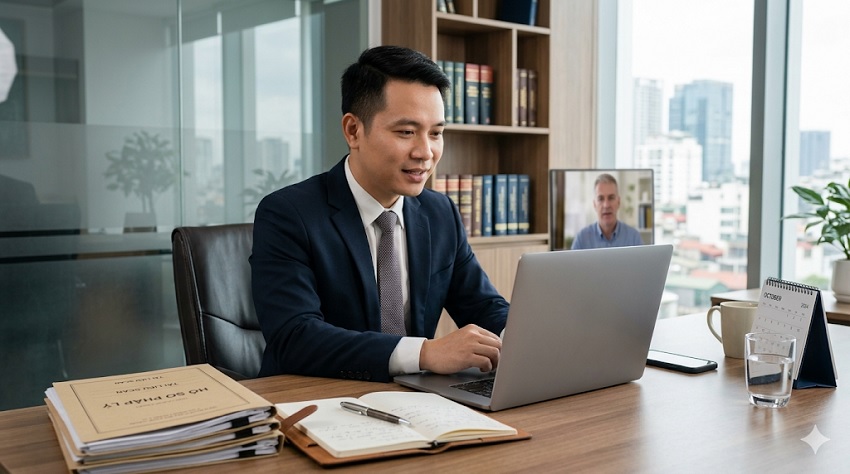 Trao đổi pháp lý từ xa qua cuộc gọi video