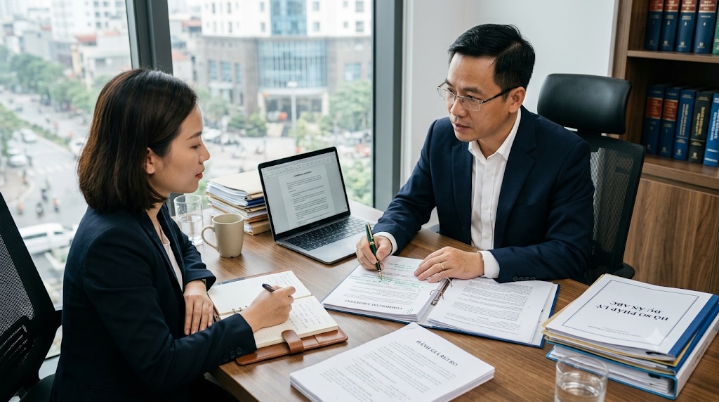 Luật sư rà soát hợp đồng và tài liệu pháp lý